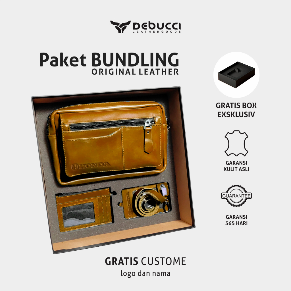 Jual Debucci Leather Goods - Paket Bundling 04 - Souvenir premium ...