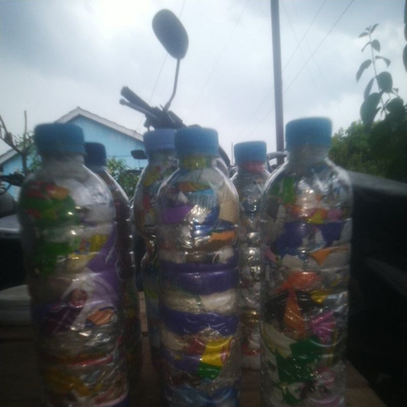 Jual Ecobrick botol PROF 600 ml berat 200 gram | Shopee Indonesia