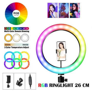 Ringlight Holder Phone Ring Fill Light Streaming Selfie Tiktok Zoom