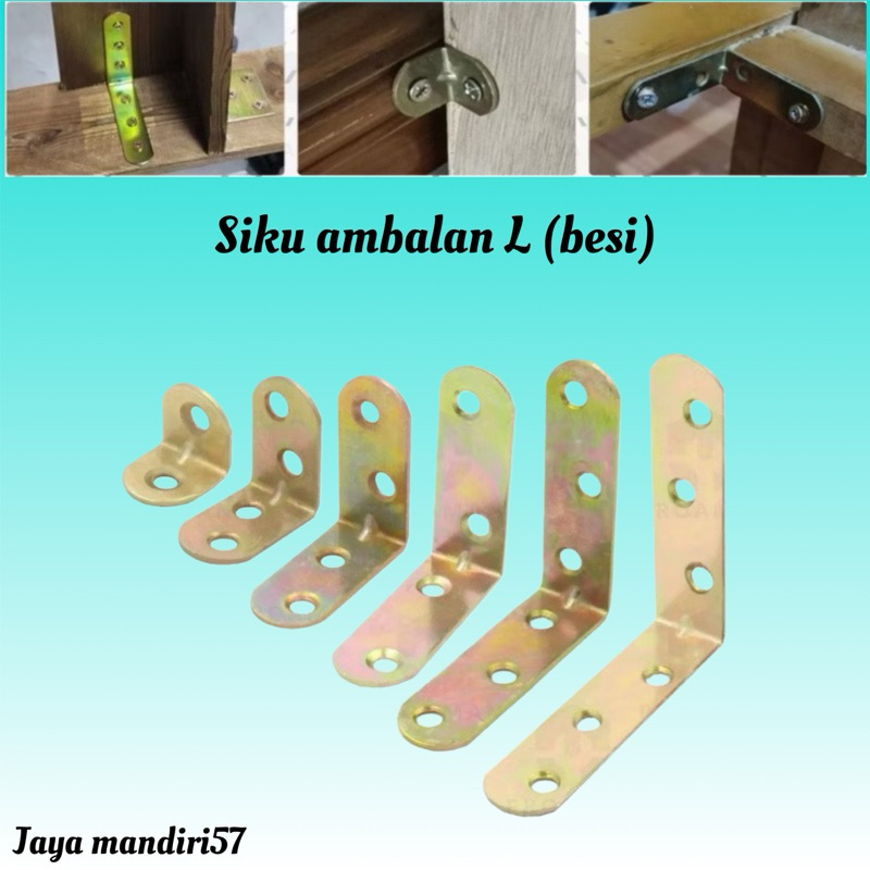 Jual Siku Rak Verseng / Plat Siku L Besi 4x4 cm 6x6 cm | Shopee Indonesia