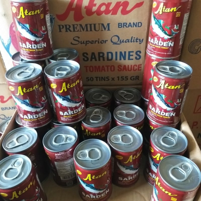 Jual sarden atan 155gr exp 2026 | Shopee Indonesia