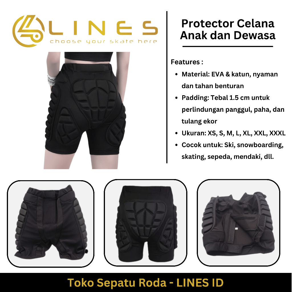 Jual Pelindung Model Celana Padding Anak anak Dewasa Olahraga Extreme ...