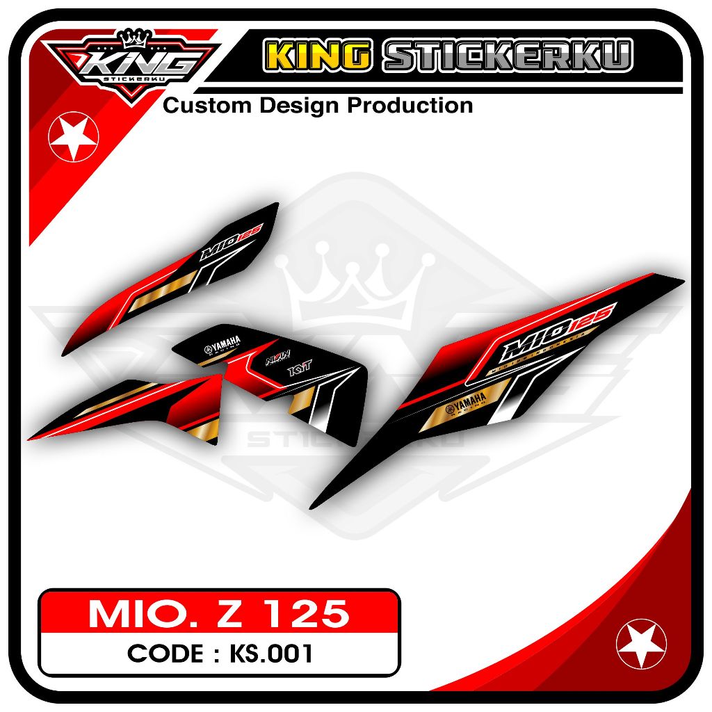 Jual Striping MIO M3 / Mio Z / Mio 125 - Sticker MIO M3 / Mio Z / Mio ...