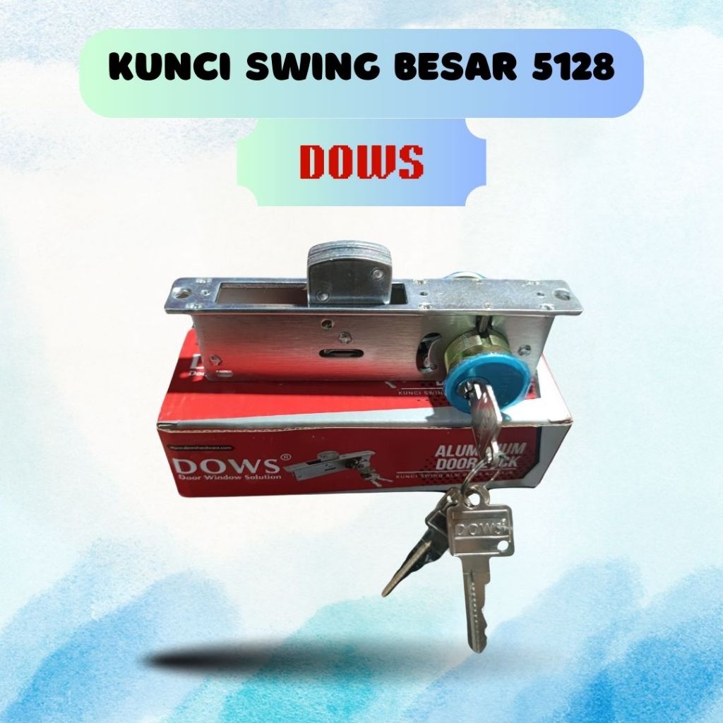 Jual Kunci Swing Besar 5128 DOWS Kunci Frame Aluminium | Shopee Indonesia