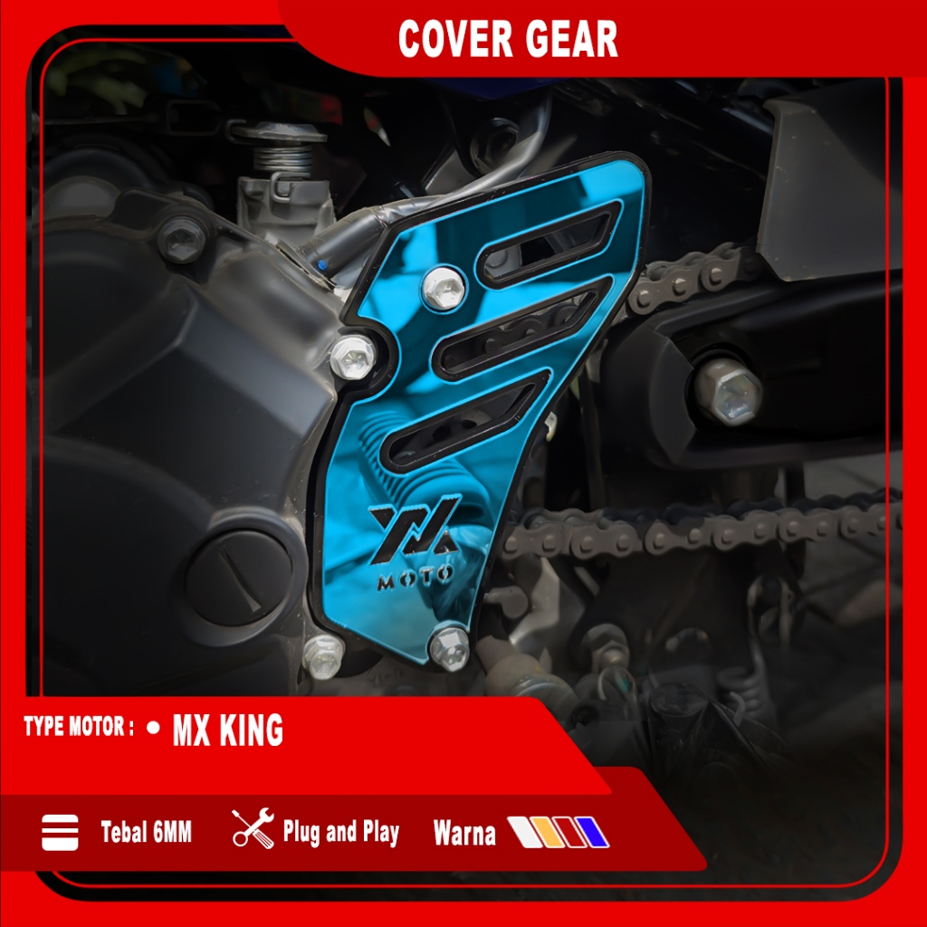 Jual Cover Tutup Gear Depan Yamaha Mx King CNC Laser CO2 Akrilik ...