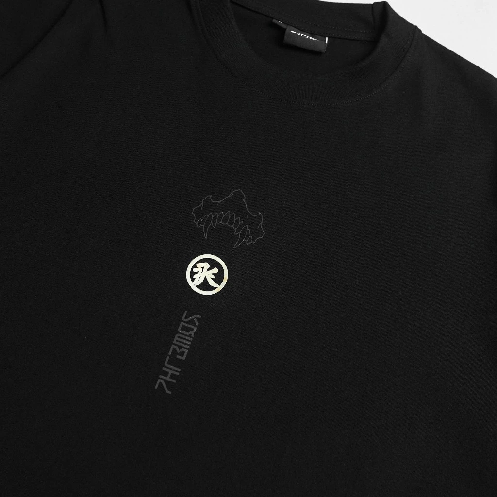 KREMLIN Oversize T-Shirt Black Glow in The Dark Premium Streetwear foto 8