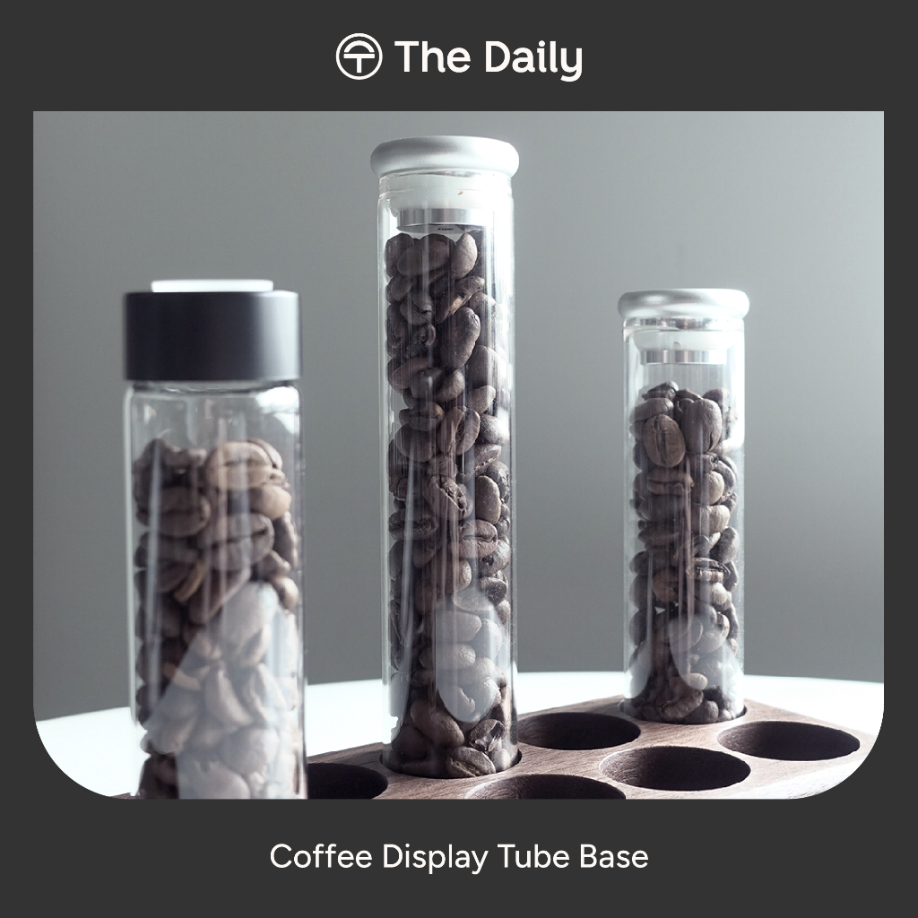 Jual Single Dose Coffee Beans Display Tube Bean Cellar with One Way ...