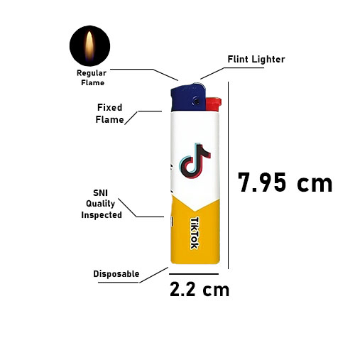 Jual Korek Api Gas Disposable Mancis Metrolighter Roda Fusion Cap ...