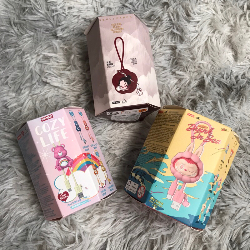 Jual Popmart Cable Line Labubu Skull Panda Care Bears | Shopee Indonesia