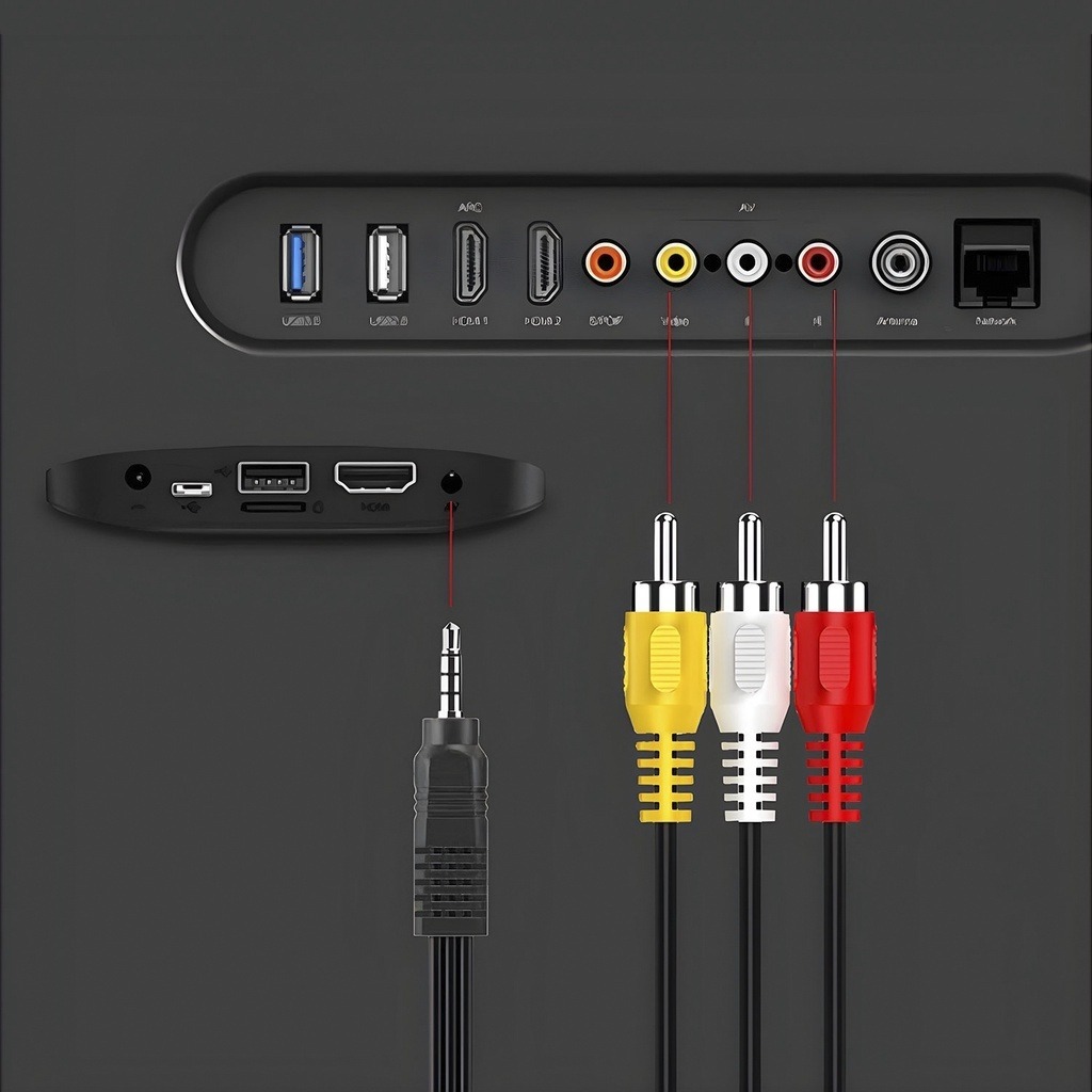 Jual Kabel RCA 1 to 3 Kabel / Kabel RCA STB / Kabel RCA Android TV BOX ...