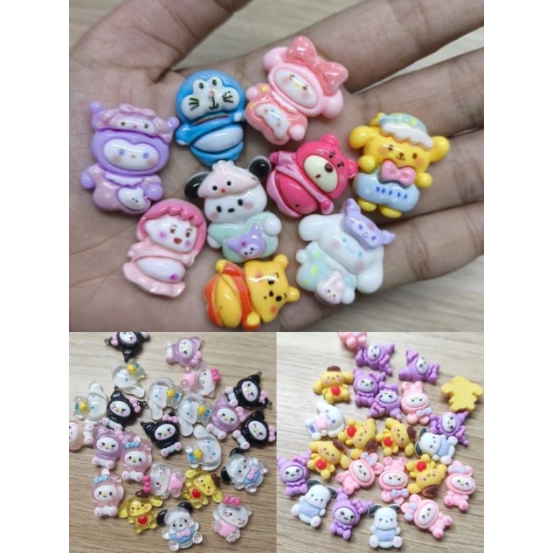 Jual 10 pcs clay karakter random / bahan kerajinan | Shopee Indonesia