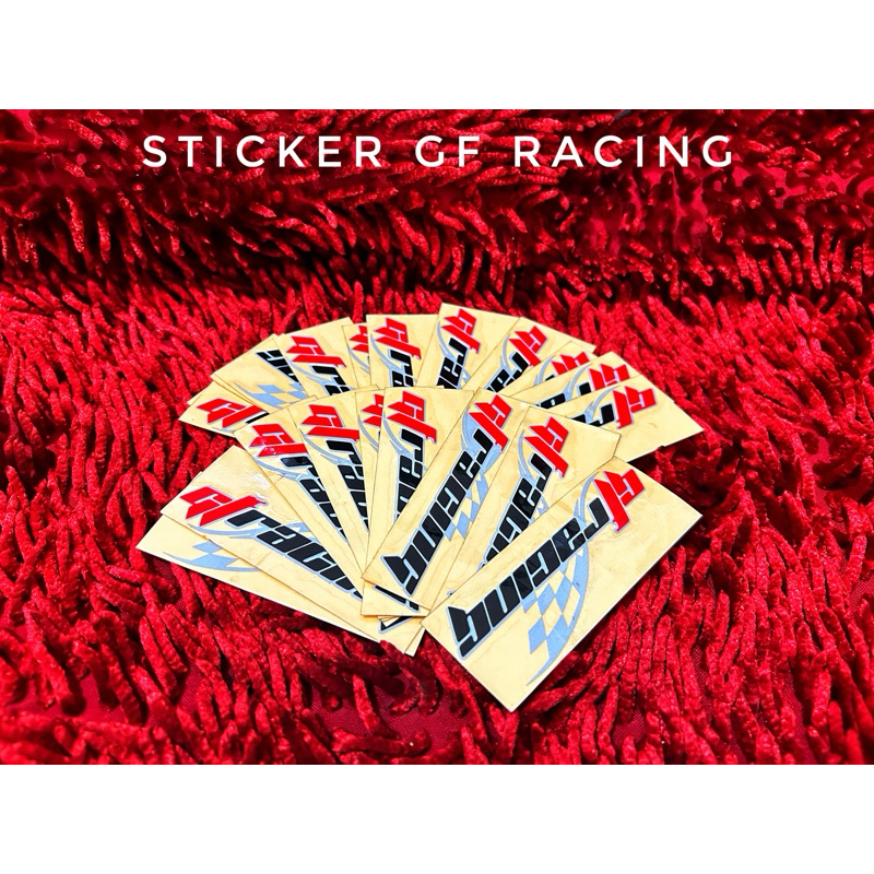 Jual STICKER GF RACING- BOYRENK RACING CONCEPT | Shopee Indonesia