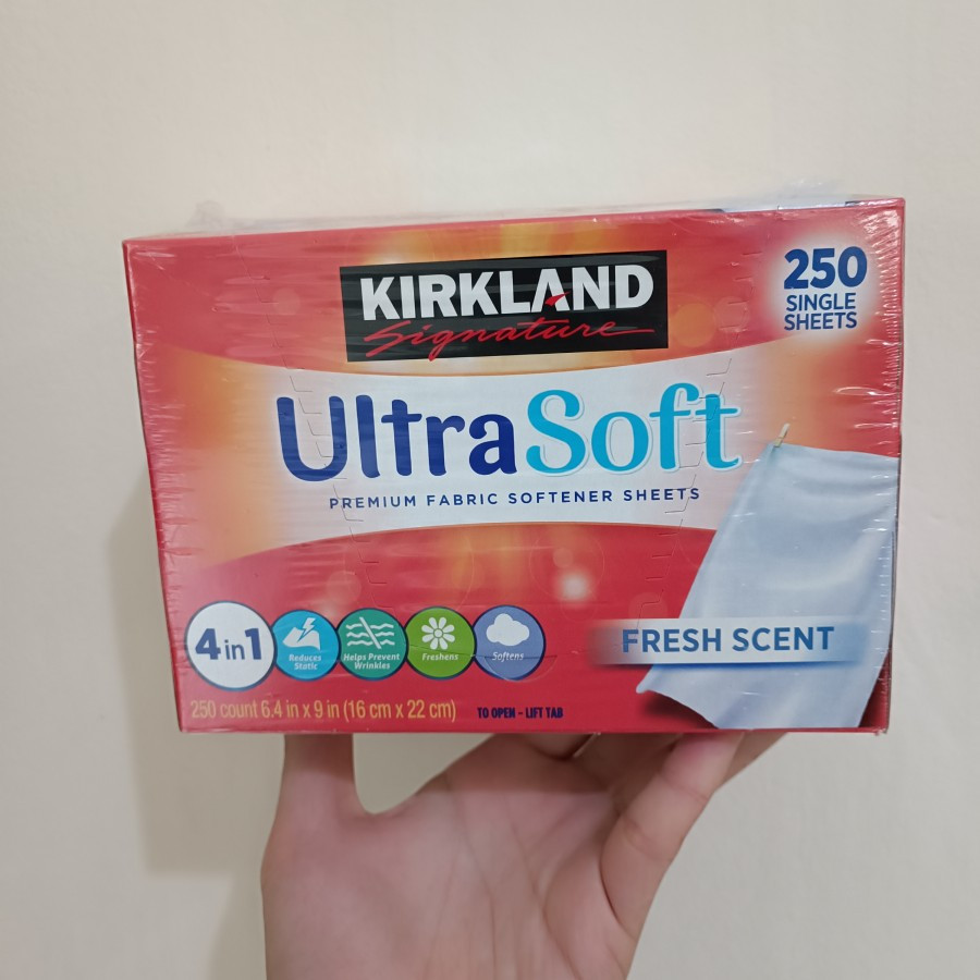 Jual Kirkland Fabric Softener Sheets Dryer Sheet Premium | Shopee Indonesia