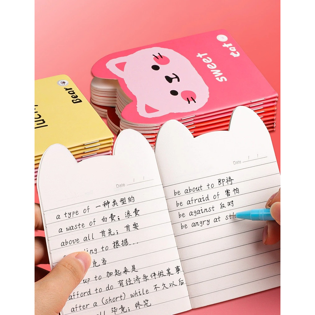 Jual Note Book Buku Catatan Kartun Berkuping Cartoon Mini Book / Buku ...