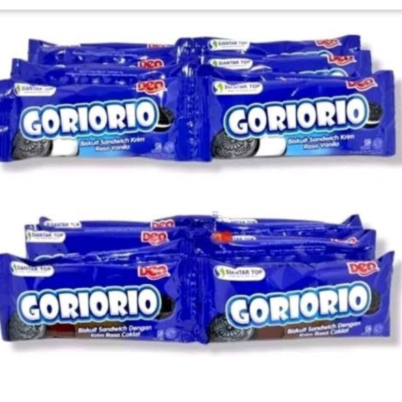 Jual Goriorio biskuit sandwich || Gorio Go Orio Isi 20 Pcs | Shopee ...