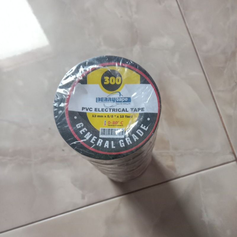 Jual isolasi pvc kabel merk berry 1 slop isi 10 | Shopee Indonesia