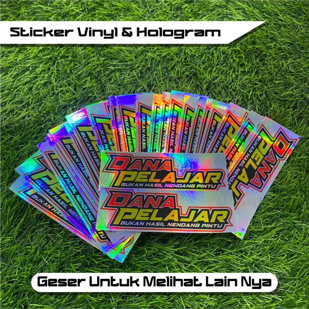Jual Stiker Racing vinyl - hologram - stiker kata kata / stiker viral ...