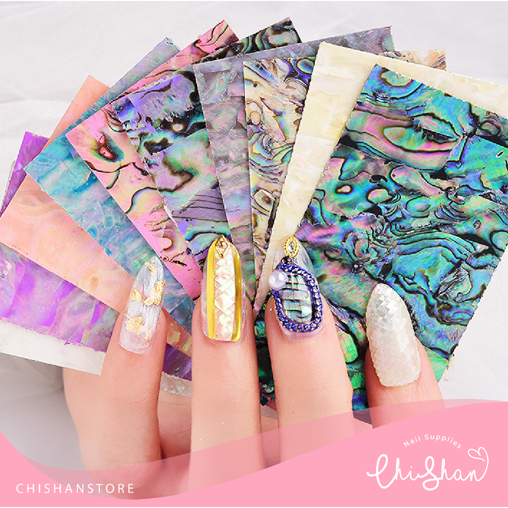 Jual SHELL STICKER PREMIUM NAIL ART | Shopee Indonesia