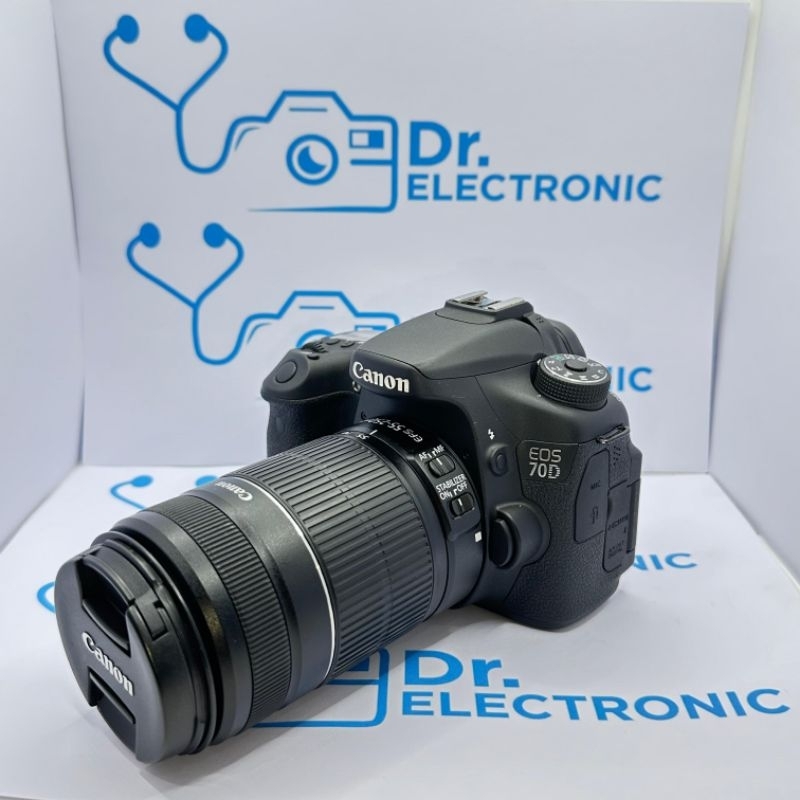 Jual Kamera DSLR Canon EOS 70D + KIT 18-55mm IS STM WiFi Like NEW ...