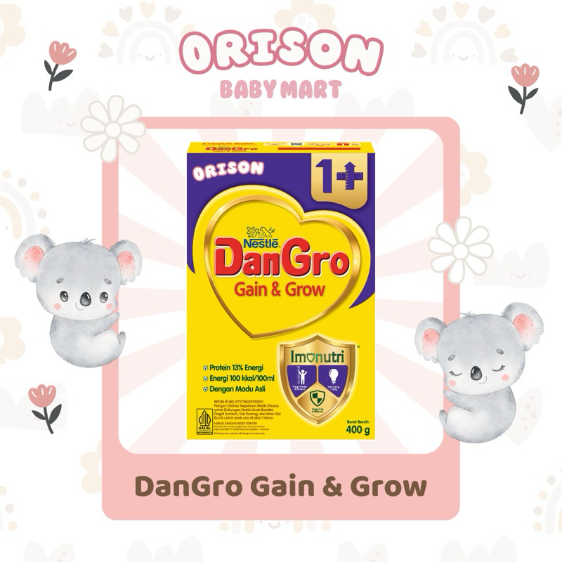 Jual Dangro Gain and Grow 400gr (Susu BB booster) Rasa Madu | Shopee ...