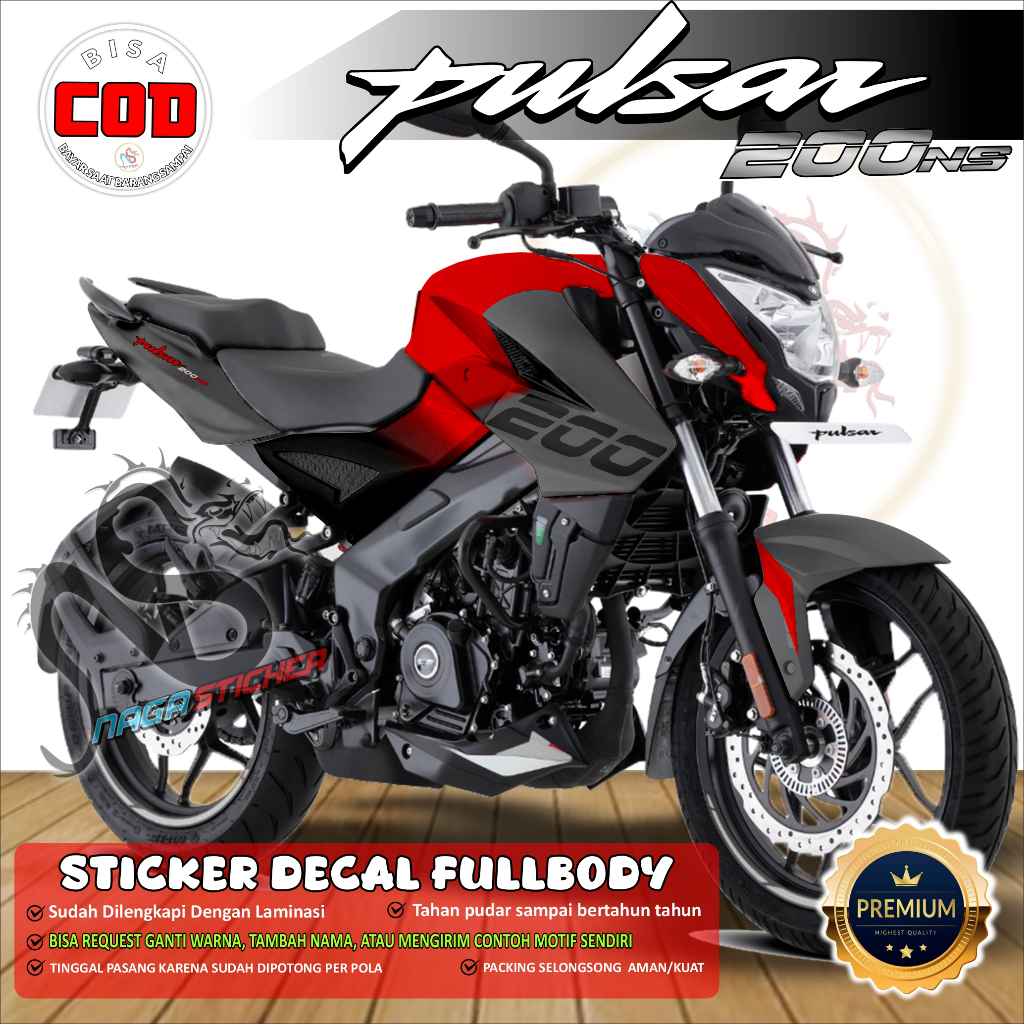 Pulsar 200 Ns Red And Black On Road Price In India Ns Pulsar 200