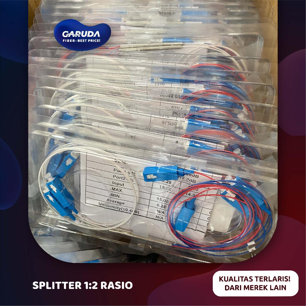 Jual Produk Favorit! (Ratio 85:15) GARUDA FIBER OPTIK Splitter/Passive ...