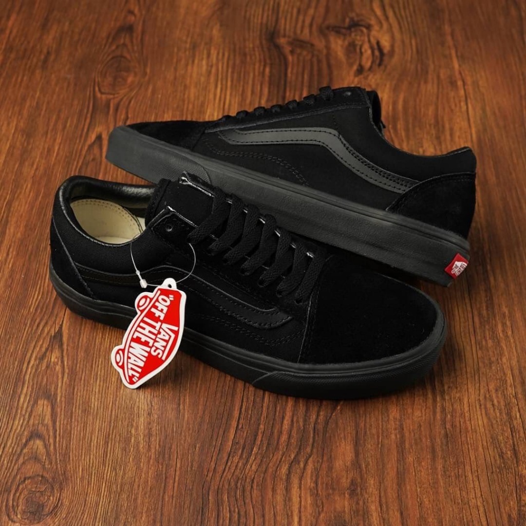 Sepatu vans authentic hitam clearance