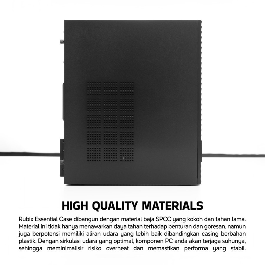 Jual CASING PC DIGITAL ALLIANCE RUBIX ESSENTIALS M-ATX ITX CASE OFFICE ...