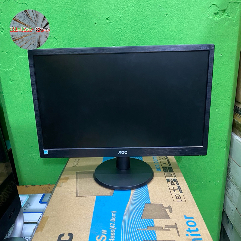 Jual MONITOR AOC 19 INCH WIDE | Shopee Indonesia