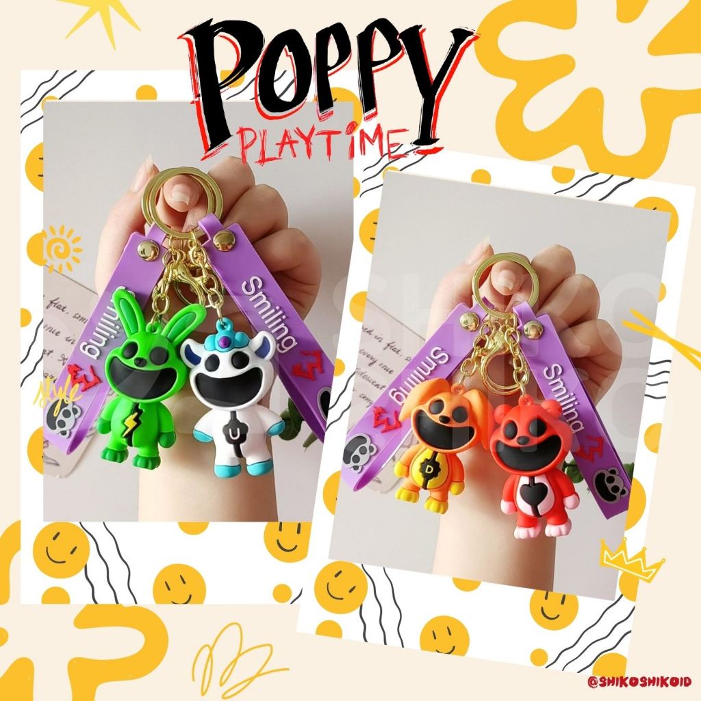 Jual KYCsmc Keychain Smiling Critters Poppy Playtime | Shopee Indonesia