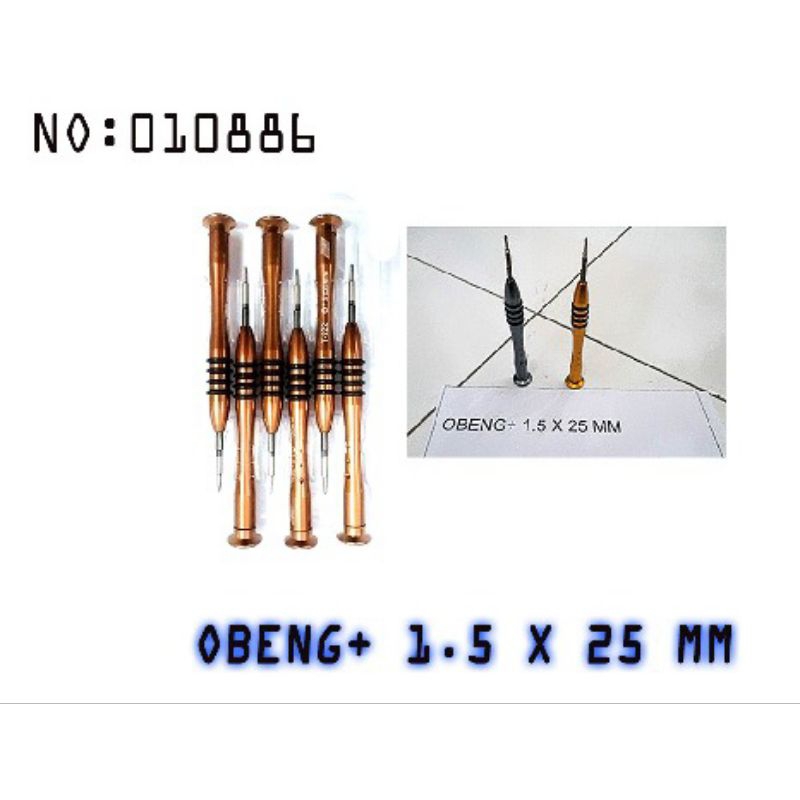Jual obeng + 1.5 25 mm obeng buat Android obeng plus | Shopee Indonesia