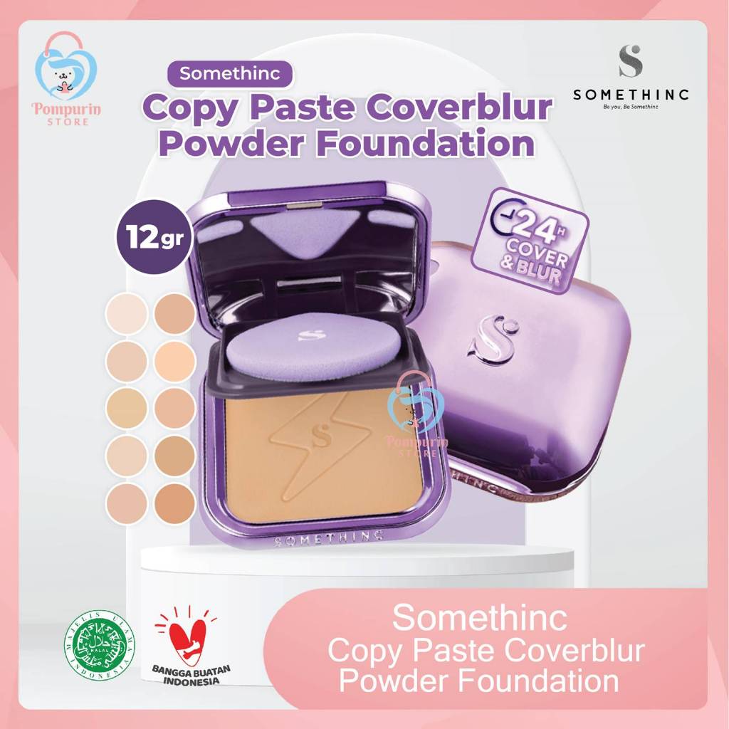 Jual Somethinc Copy Paste Coverblur Powder Foundation 12gr - Bedak ...