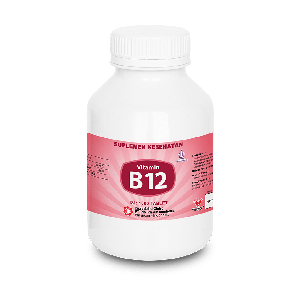 Jual Vitamin B12 10 mcg Pot 1000 Tablet | Shopee Indonesia