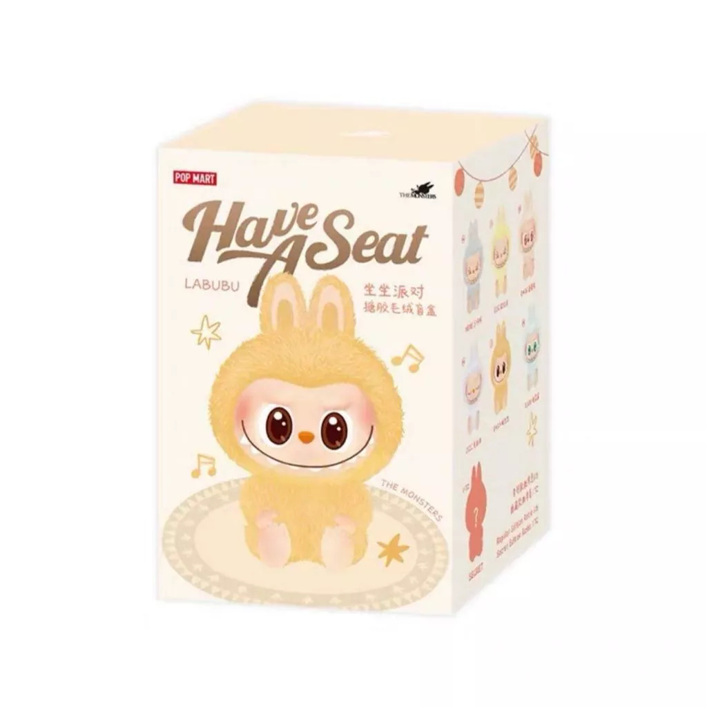 Jual LABUBU POPMART Exciting Macaron Have A Seat 17 cm Blind Box