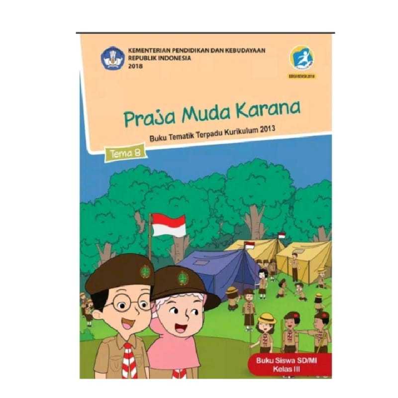 Jual Buku Tematik Kelas 3 Tema 8 Praja Muda Karana Revisi 2018 ...