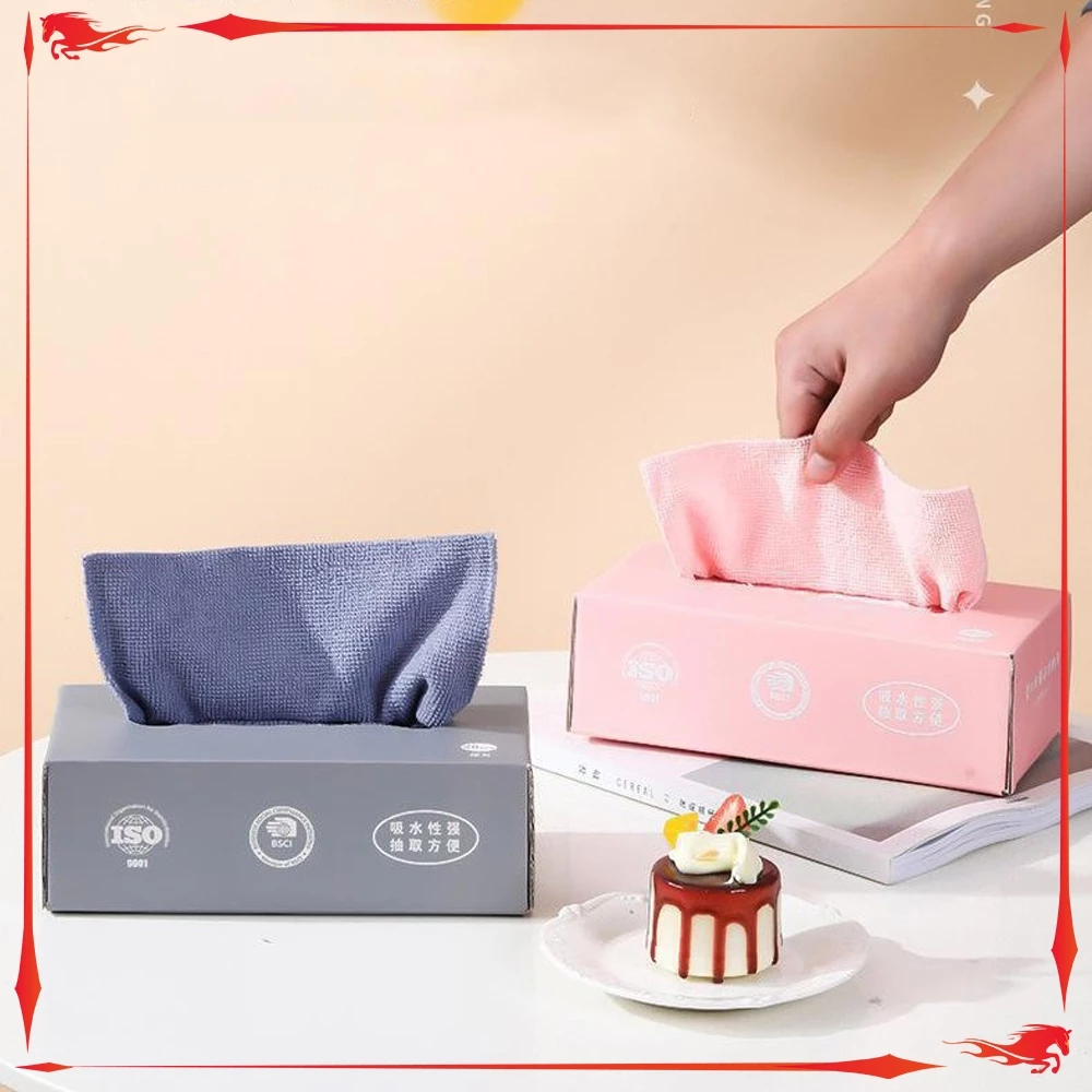 Tisu Kain Lap Serap Minyak Pembersih Alat Dapur Serbaguna Bisa Digunakan Kembali / Tisue Dapur Multifungsi TOP1015