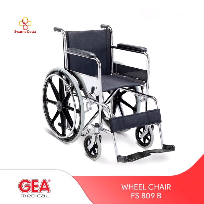 Jual GEA KURSI RODA FS809B STANDART RUMAH SAKIT / KURSI RODA GEA VELG ...