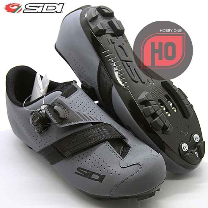 SIDI Aertis Mega MTB Clipless Shoes - Men's Gray/Black 43.5 main image 1