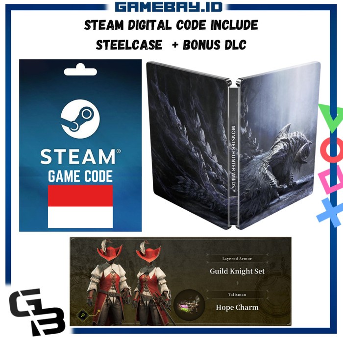Jual PC Steam Monster Hunter Wilds / MH Wilds Voucher Code / Gift Card ...