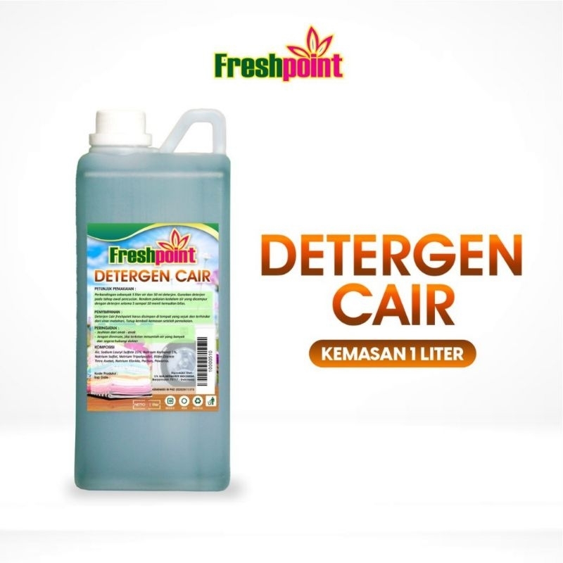 Jual Freshpoint Detergen Cair Laundry 1 Liter | Shopee Indonesia