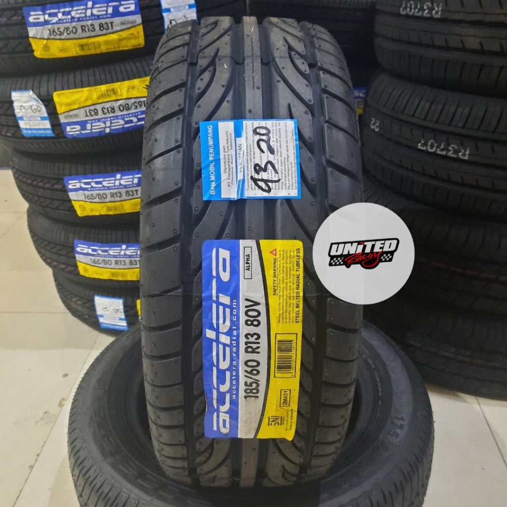 Jual BAN MOBIL BARU RING 13 ACCELERA ALPHA 185 60 R13 TUBLES AWET ...
