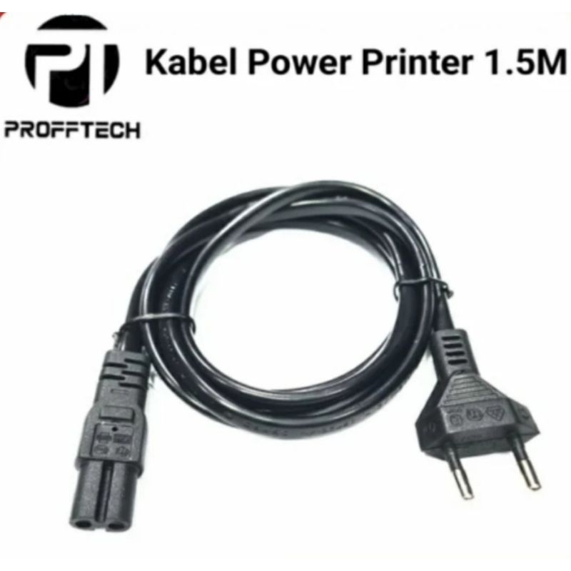 Jual kabel power printer angka 8 Proftech | Shopee Indonesia