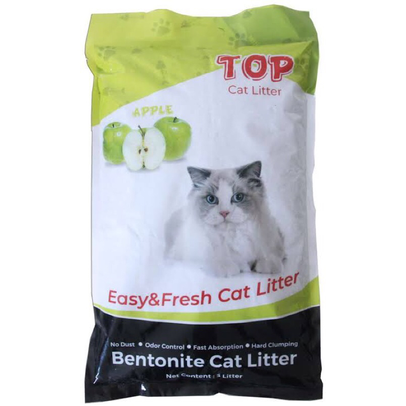Pasir kucing TOP Cat litter katz Cat comfy Crystal kitty 5L 10L