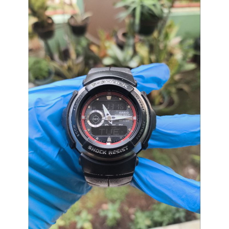 (Harga Net) Jam Tangan Casio G-Shock G-300 All Original Analog Digital  Fungsi2 Normal Tinggal Pakai Ukuran Tidak Terlalu Besar