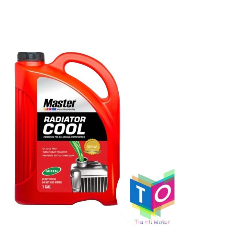 Jual Air Radiator Master Cool 1Gal | Master Radiator Cool Hijau/Merah ...