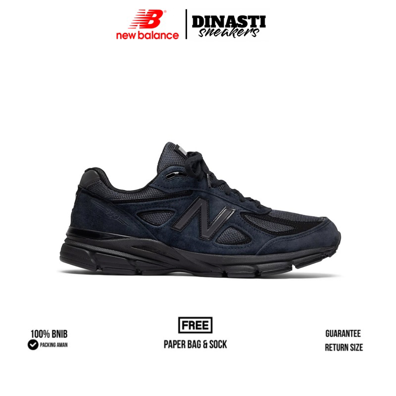 Jual NEW BALANCE 990v4 JJJJOUND SNEAKERS SHOES NAVY BLACK Shopee Indonesia