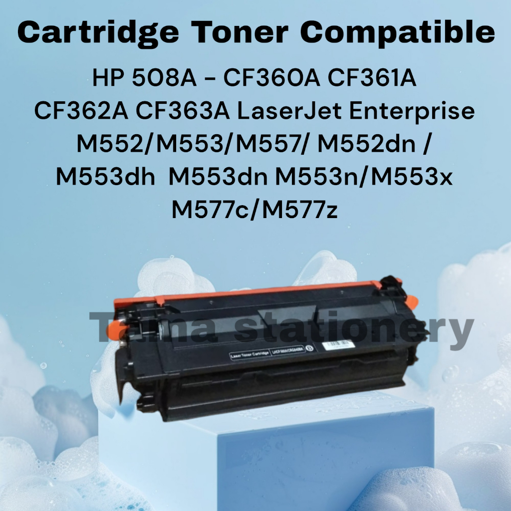 Jual Toner Cartridge Compatible HP 508A CF360 LaserJet Enterprise M552 ...