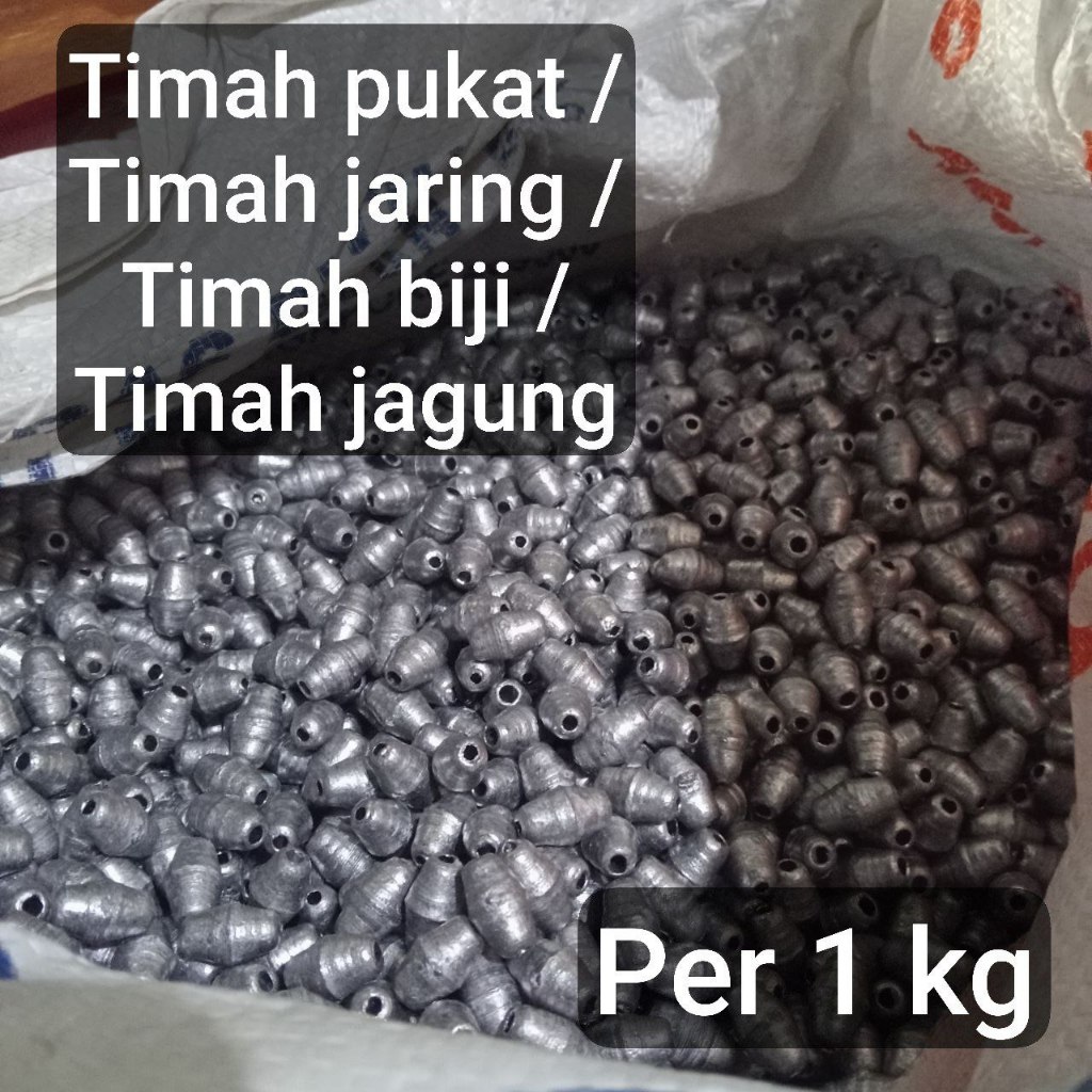 Jual 1 KG Timah Jaring / Timah Pukat / Timah Bloon / Timah Jagung ...