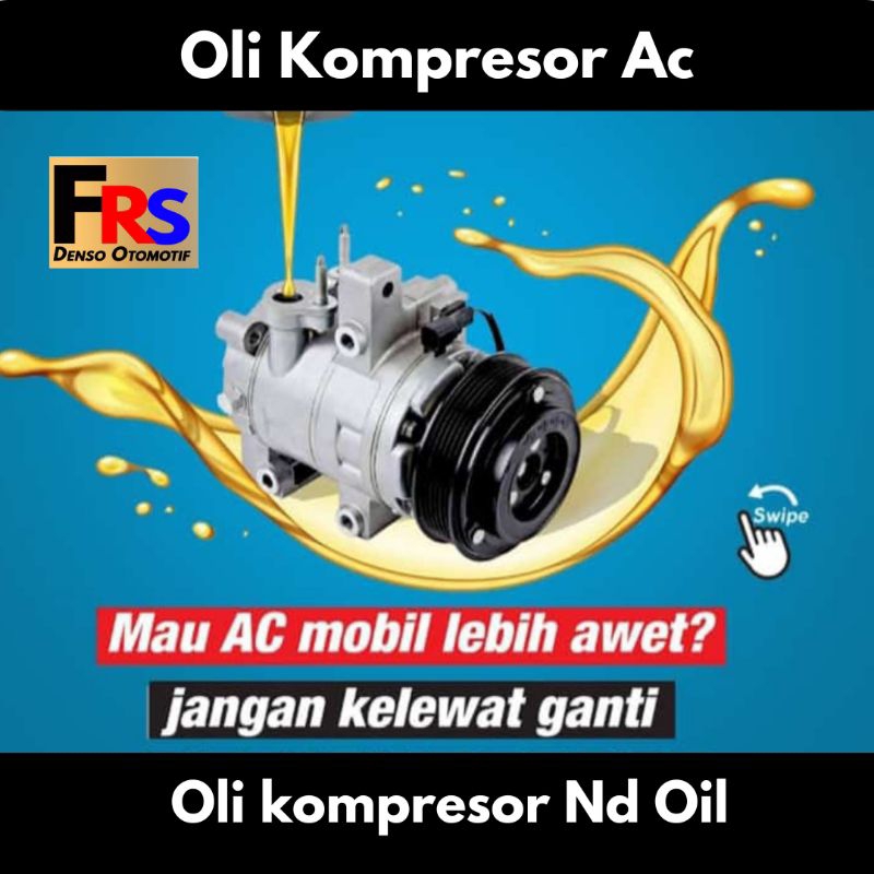 Jual Oli Kompresor AC MOBIL ND OIL 8 Hfc 134A Oli Compressor Denso ...