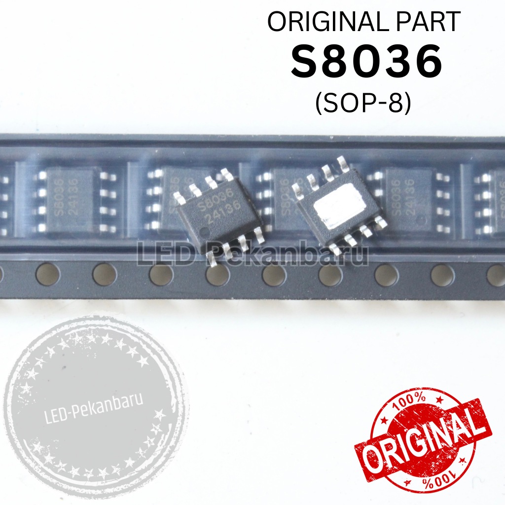 Jual ORIGINAL IC S8036 8036 STI8036 POLARITAS RECEIVER SOP-8 SMD ...